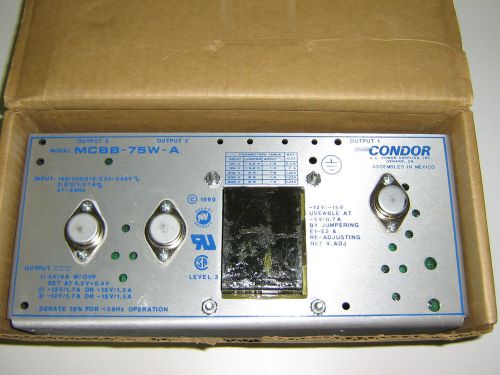 Condor Power Supply Model MCBB-75W-A