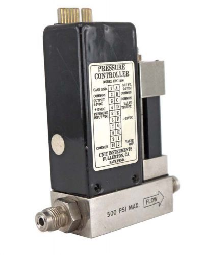 Unit upc-1000 range:10sccm gas:he 500psim 1/4&#034;npt pressure controller module for sale