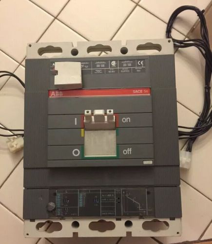 Abb sace s6 h circuit breaker sr-201 3pole with auxiliary switch for sale