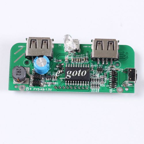Two-USB K6-PCBA  Mobile Power 18650 Battery Charger DIY Charger PCB Board