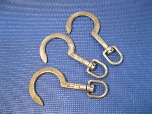 M.klein &amp; sons klein tools 259 swivel anchor hook (3) used  hooks u.s.a. for sale