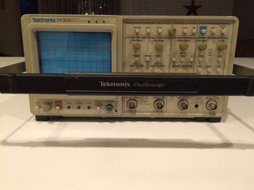 Tektronix 2430a 150 mhz 2 channel oscilloscope, calibrated.  nice! for sale