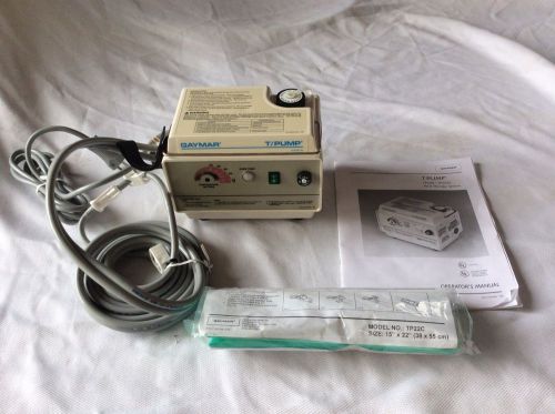 Gaymar t/pump tp500 heat therapy system w/ new pad, pump, tubing &amp; power cord for sale