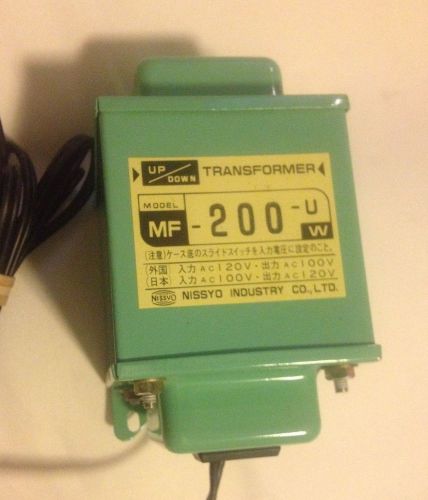 MF200U transformer input and output voltage AC120AC100V Rated capacity 200watts