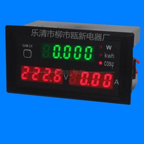100A AC Digital Power Meter Monitor Power KWH Energy Voltmeter Ammeter 110V 220V