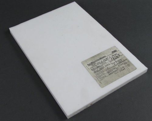 Teflon/PTFE Sheet, Virgin Grade, Natural, 12&#034; x 8.5&#034; x .5&#034; (4.5 lbs) $8/lb.