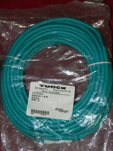 NEW Turck RJ45S 841-15M Ethernet Cable 15 Meters SEALED PACKAGE