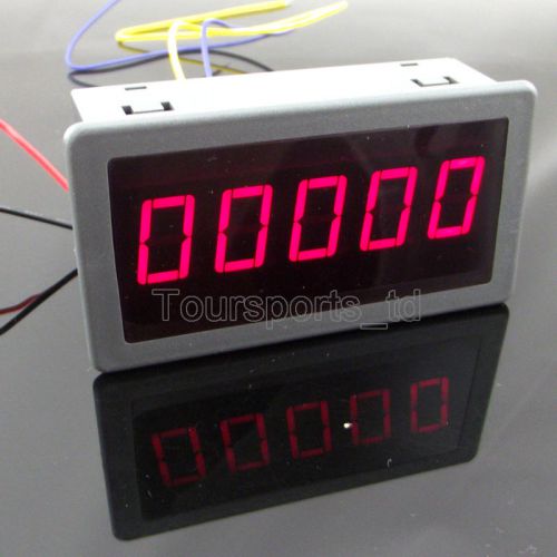 1pcs 0.56&#034; DIGITAL Red LED Frequency and Tachometer Rotate Speed Meter DC 9-12V