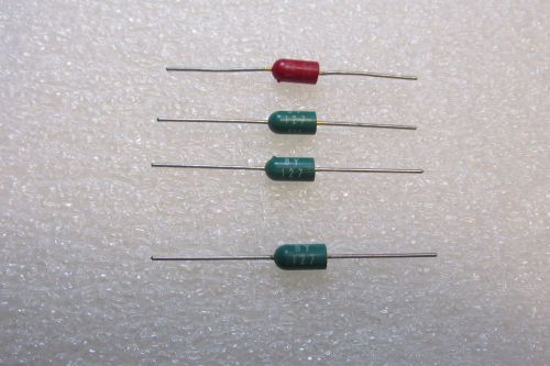 Diode Rectifier BY127 Vintage Red Epoxy Qty of 4