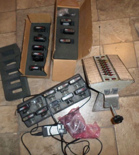 Jtech pager system w/ 16 pagers &amp; charger as is for parts for sale