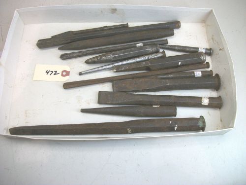 19 Assorted Old Punches and Chisels