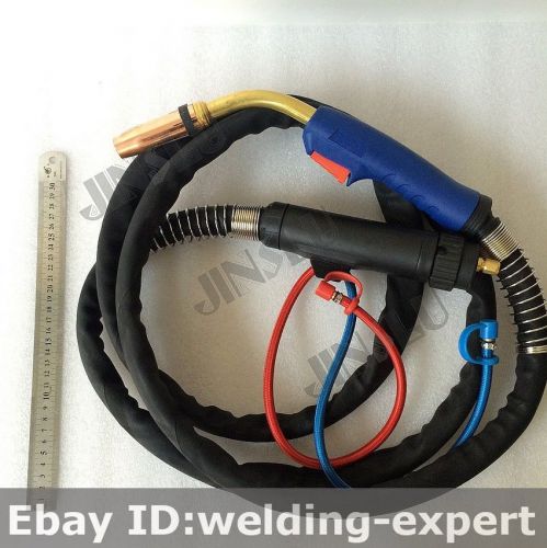 Binzel mb 501 mig torch gun 3 meter cable water cooled with euro connector for sale