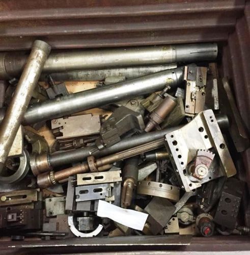 Acme gridley tool holders pushers collet nuts recess holders &amp; assorted cam sets for sale