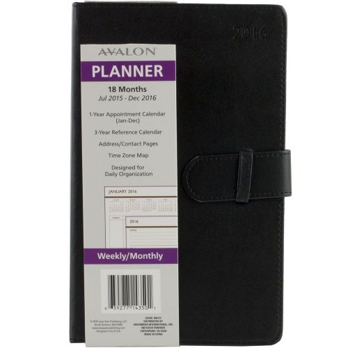 2015 2016 Student Daily Weekly Planner Agenda Notebook Monthly School Black