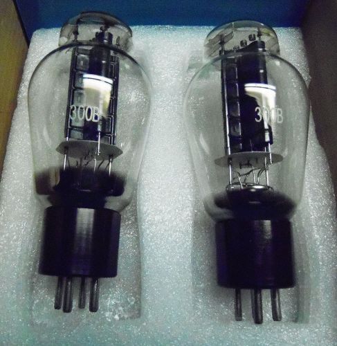Strongly Matched Pair of 300B filamentary triode tubes Shuguang NEW