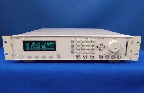 Agilent 81110a with 2 x 81111a modules pulse pattern generator 10v 165 mhz for sale
