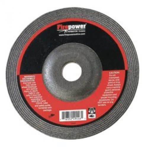 Type 27 Depressed Center Grinding Wheel w/Out Hub, 5&#034; X 1/4&#034; X 7/8&#034; Firepower
