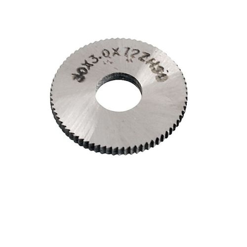 Silver tone hss 30mm x 3mm x 10mm 72t slitting saw blade for sale