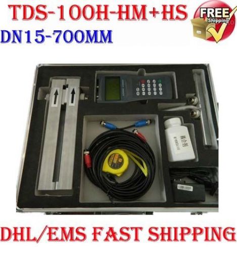 New tds-100h-hm+hs ultrasonic flow meter dn15-700mm clamp on sensor tester for sale