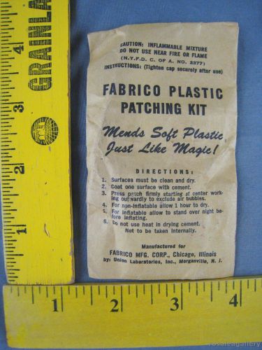 Vintage Fabrico Plastic Patching Kit