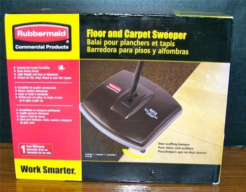 Rubbermaid commercial floor &amp; carpet sweeper ~ 4212-88 ~ black for sale