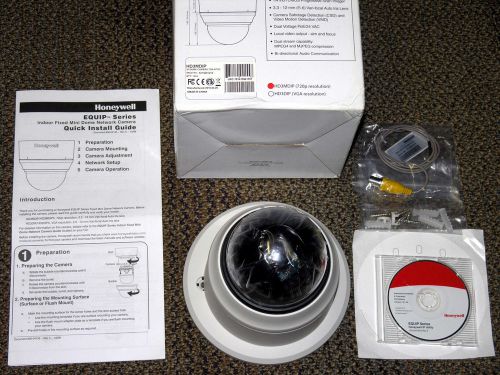 Honeywell HD3MDIP Equip Series Indoor High Res. True Day/Night IP Dome Camera