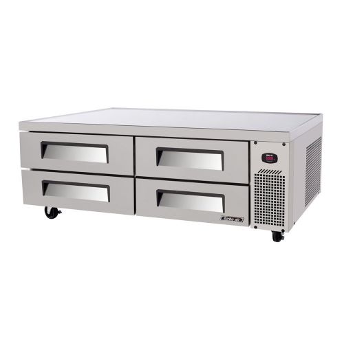 Turbo Air TCBE-72SDR, 72-inch Four Drawer Refrigerated Chef Base