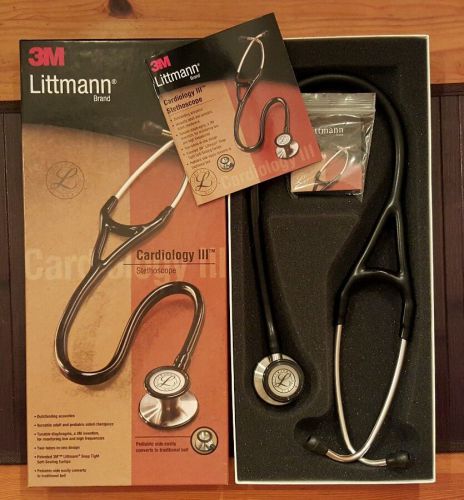 littmann stethoscope cardiology iii black  NEW!!!!