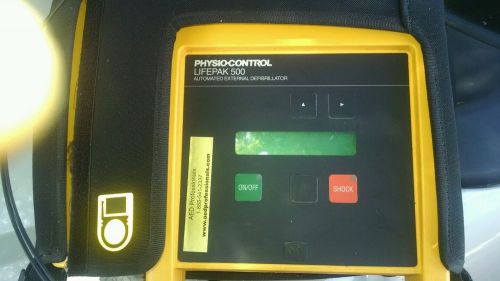 Physio-Control LifePak 500 Biphasic ECG EMT Medic EG