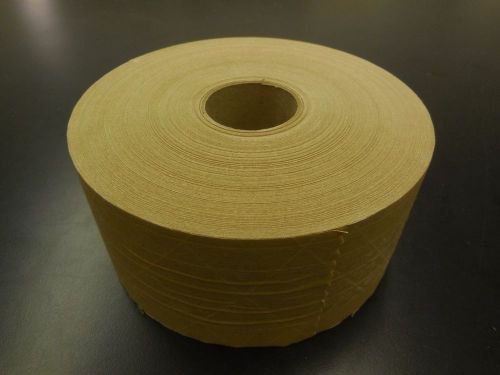 2 rolls 72x450ft natura reinforced gummed kraft paper tape wateractivated marsh for sale