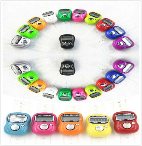 Mini 5 digit lcd electronic digital golf finger hand ring tally counter hot2015 for sale