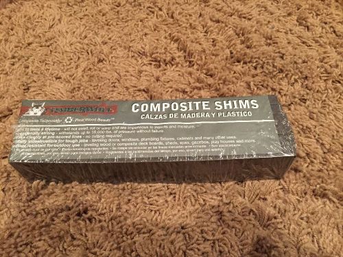 PACK OF 12 TIMBERWOLF COMPOSITE SHIMS NEW IN PACKAGE