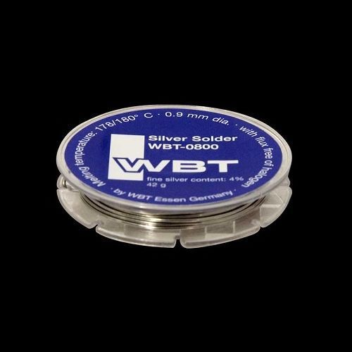 WBT 800 4% audio grade lead bearing silver solder- 42 gram 1.45 oz spool
