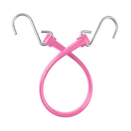 NEW The Perfect Bungee 13-Inch Strap with Stainless Steel S-Hooks  Pink