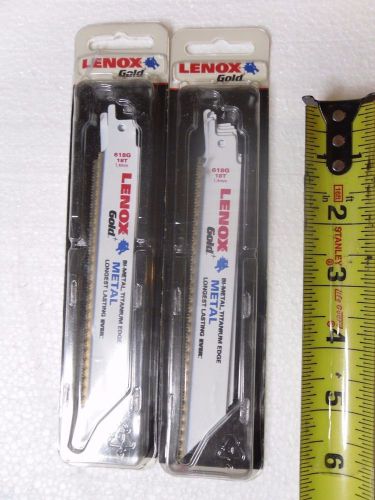 Lenox gold 6&#034; 18 tpi bi-metal reciprocating saw blade (10 blades) 618g for sale