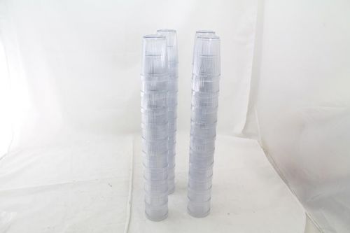 Carlisle 401007 crystalon stack-all tumbler 9.5 oz clear plastic case of 44 for sale