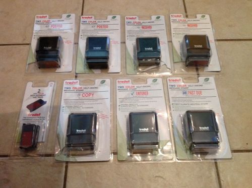 Trodat Self Inking Rubber Stamp Copy Posted Entered Received Past Due (choose 1