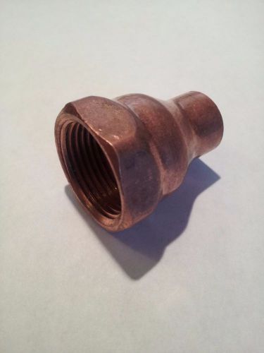 1/2&#034; x 3/4&#034; Copper x Female Adapter