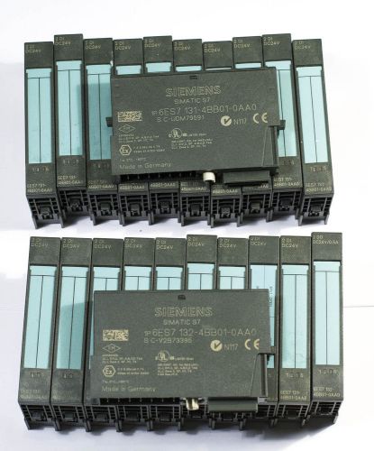 21 pcs Siemens Simatic ET200S 2DO module 6ES7 132-4BB01-0AA0 6ES7 131-4BB01-0AA0