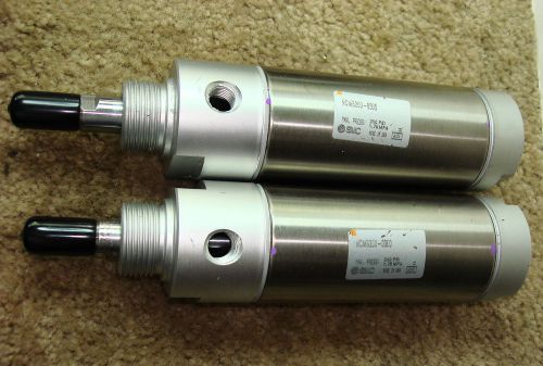 Scm ncmb200-0300 pneumatic cylinders stainless steel a pair (2)b for sale