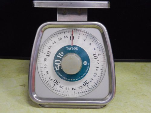 Taylor Model TS50 50lb Stainless Steel  Scale
