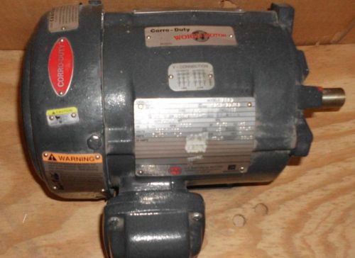 EMERSON / US Motors AB87 1 HP CORRO-DUTY 3 Phase ELECTRIC MOTOR New Old Stock