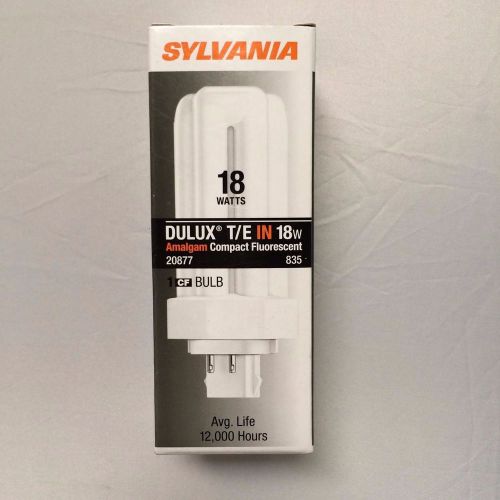 NEW Sylvania Dulux T/E IN 18w Amalgam  Compact Fluorescent Bulb
