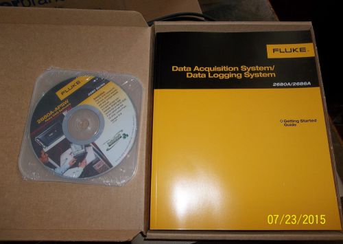 Fluke 2680A and 2686A DAQ software disk and manual - new
