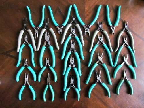 (25) Swanstrom Pliers ~ electrical needle nose curved diagonal cutting tool lot