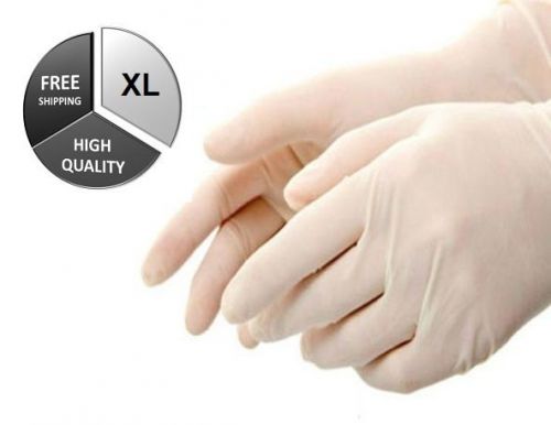 36000 Latex Disposable Gloves Powdered 4 Mil X-Large Nitrile Free (Half Pallet)