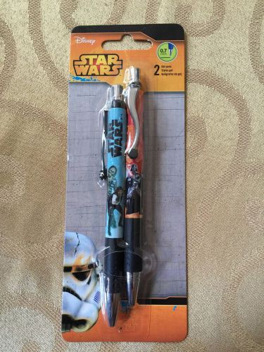 Star Wars ~ Pack of 2 Ink Works Gel Pens ~ Darth Vader! ~ Free Shipping ~ Disney