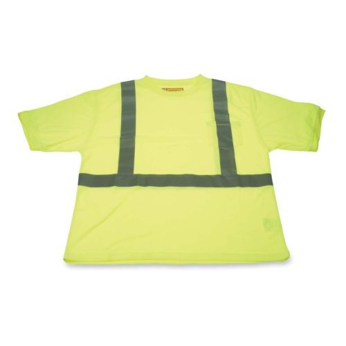 Pip Rawhide Safety T-shirt With Pocket - Large - 1 Each - Yellow (pid-81033)