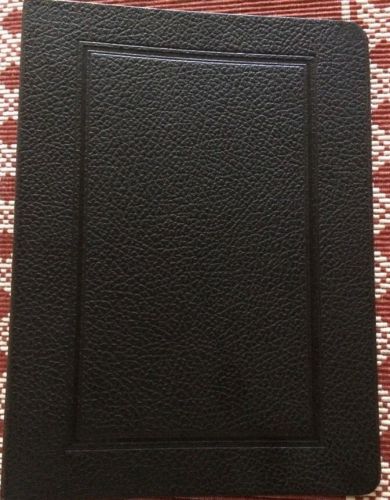 Vintage Black 3 ring Notebook Binder by Marquette/Woolworth  No. 1-3588