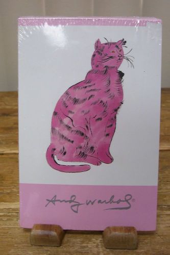 Andy Warhol Art Note Pad Pink Cat Sam and One Blue Pussy New Sealed Germany